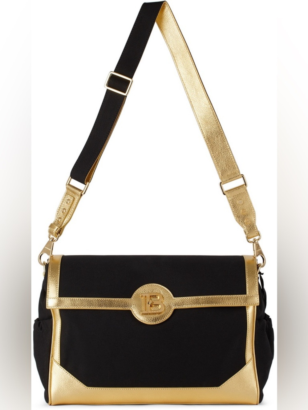 BALMAIN Black Canvas Changing Bag